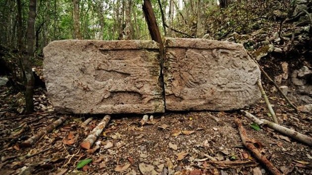 Encuentran 19 estelas en la recientemente descubierta ciudadela maya de Chactún