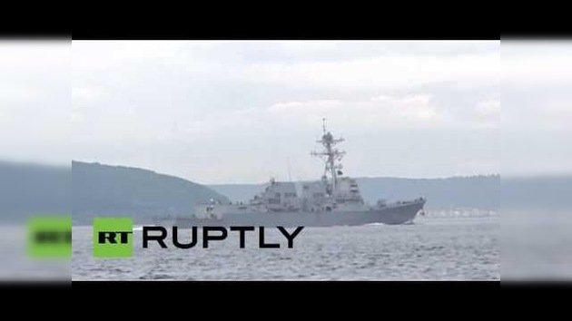 Video: Un destructor estadounidense armado con misiles llega al mar Negro
