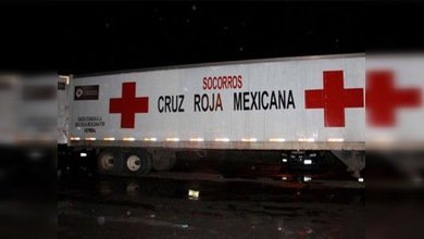 Más de 80 indocumentados trataban de entrar en México con un camión falso de Cruz Roja