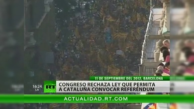  El Congreso español rechaza que Cataluña pueda convocar su referéndum