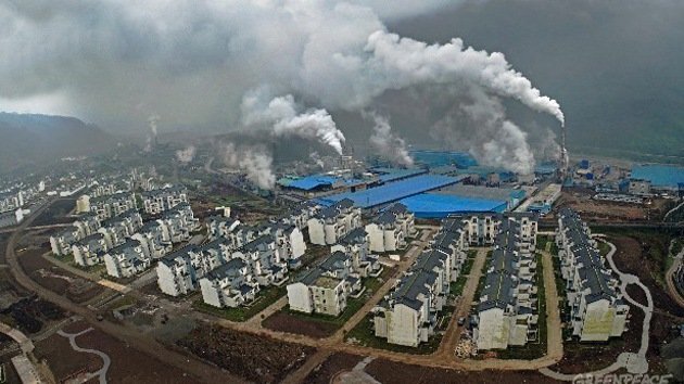La contaminación medioambiental crea 'ciudades fantasma' en China