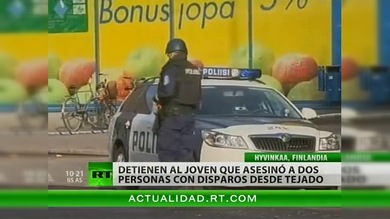 Un joven en Finlandia mató a dos personas e hirió a siete más la pasada madrugada