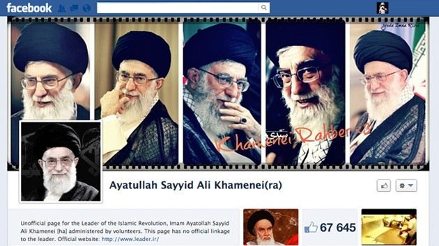 El ayatolá Jameneí 'se abre' una página en Facebook, red social prohibida en Irán