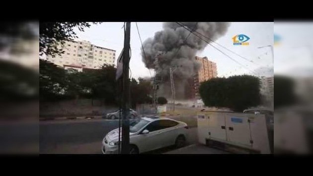 Impactante ataque de Israel contra un edificio residencial en Gaza