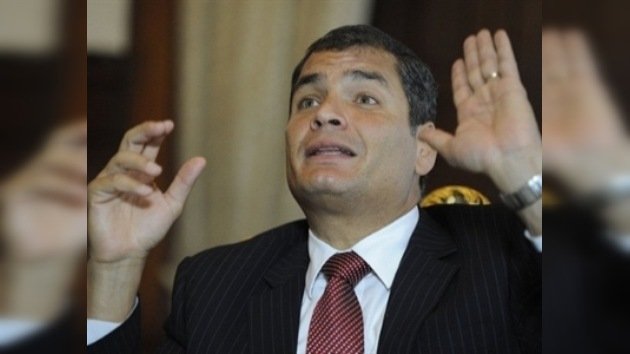 Correa revela la identidad de un cabecilla de la sublevación policial