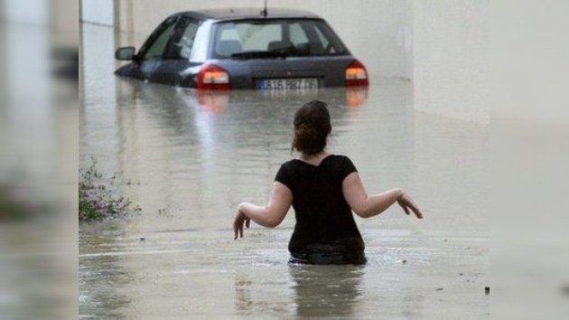 Lluvias torrenciales inundan el sur de Francia