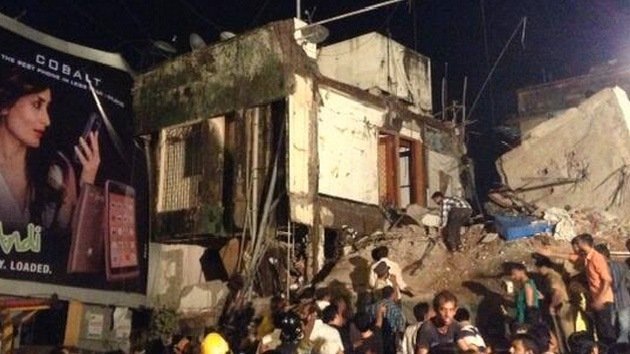 Cuatro muertos en el colapso de un edificio en Bombay