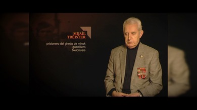 "TESTIGOS DE LA GUERRA". Mijaíl Tréister : prisionero del ghetto de Minsk guerrillero . Bielorrusia