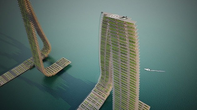 En Singapur construirán granjas flotantes verticales