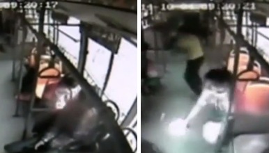 Le explota el móvil en las manos, se enciende y desata el pánico en un bus