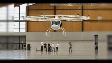 Llega el Volocopter: el helicóptero eléctrico realiza su primer vuelo