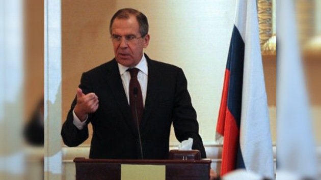 Canciller ruso: la oposición siria busca justificar una intervención extranjera