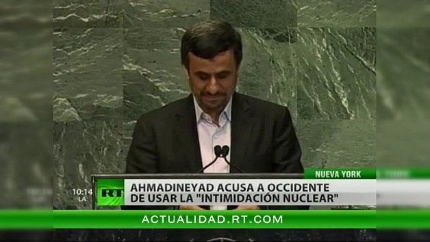 Ahmadineyad en la ONU: el mundo necesita un nuevo orden, un nuevo modo de pensar
