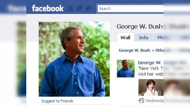 George W. Bush atrae a 117.000 amigos en Facebook  