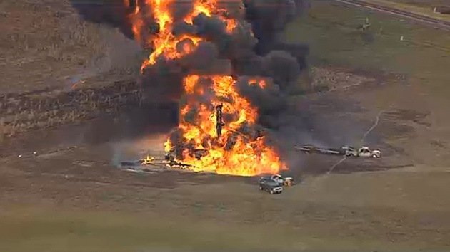 Se produce una gran explosión de un gasoducto en Texas