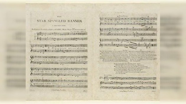 Medio millón de dólares por una de las primeras copias del himno de EE. UU.