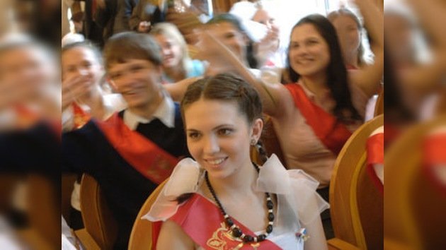 'Último timbre': despedida de la escuela secundaria en Rusia