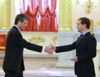 Los nuevos embajadores presentaron sus credenciales al presidente ruso