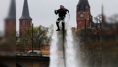 'Levitación a chorro': una nueva opción para el ocio acuático