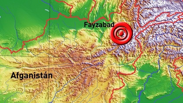 Un temblor de 5,8 grados sacude Afganistán.