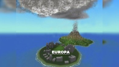 Vuelve la nube de cenizas volcánicas
