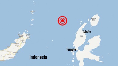 Un sismo de 6,4 grados sacude las islas Molucas de Indonesia