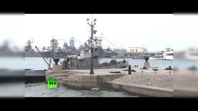 Medio centenar de naves rusas están siendo sometidas a pruebas en el Báltico