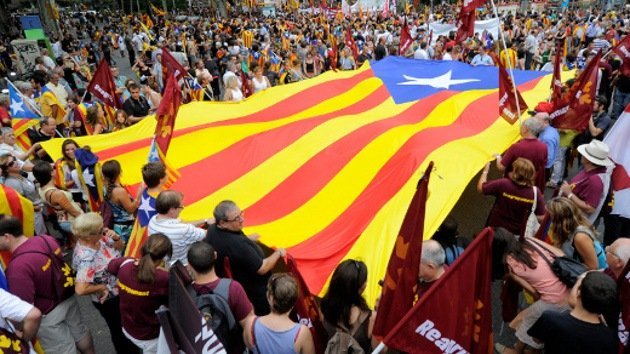 El indepentismo catalán pide un nuevo Estado europeo