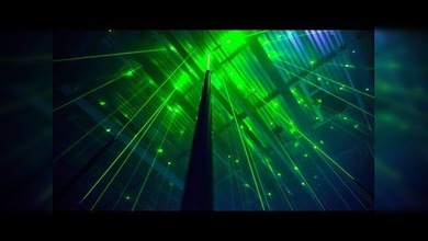 Un gigantesco 'bosque láser' que se puede tocar como un instrumento musical
