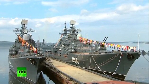 VIDEO: Rusia celebra el Día de la Armada