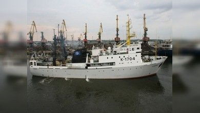 La nave Atlántida regresa de la expedición al Sureste Pacífico