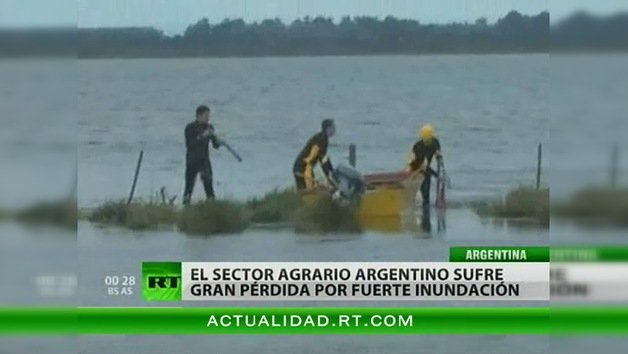 Argentina: el sector agrario sufre grandes pérdidas por fuerte inundación