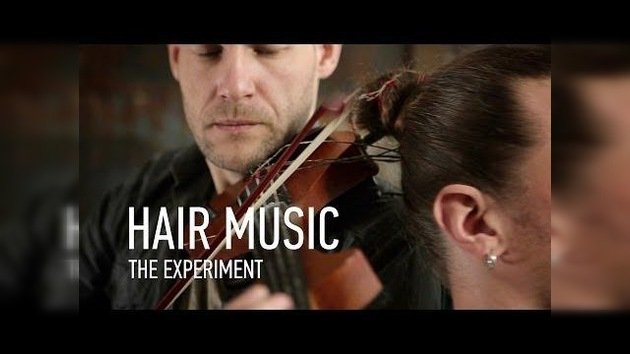 ¿Cómo suena un violín con cuerdas de pelo humano?