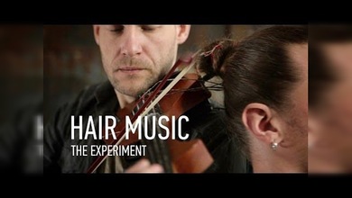 ¿Cómo suena un violín con cuerdas de pelo humano?