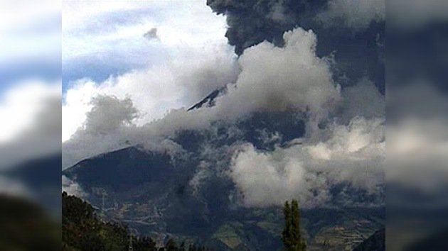 Declaran la alerta naranja en Ecuador por el volcán Tungurahua