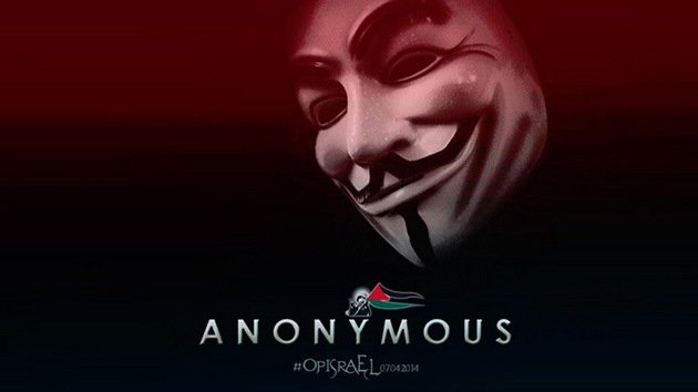 Anonymous ataca las páginas web del Gobierno israelí en solidaridad con Gaza
