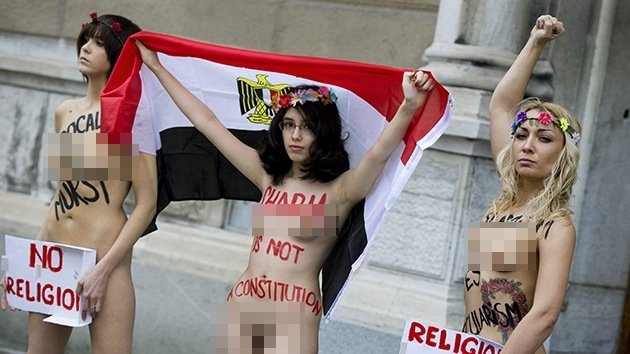 La protesta sin ropa en Egipto podría costarle la ciudadanía a su protagonista