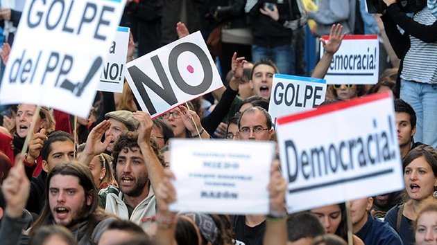'Desafío Total' de los indignados españoles al Congreso: Pasan del cerco al "asedio"