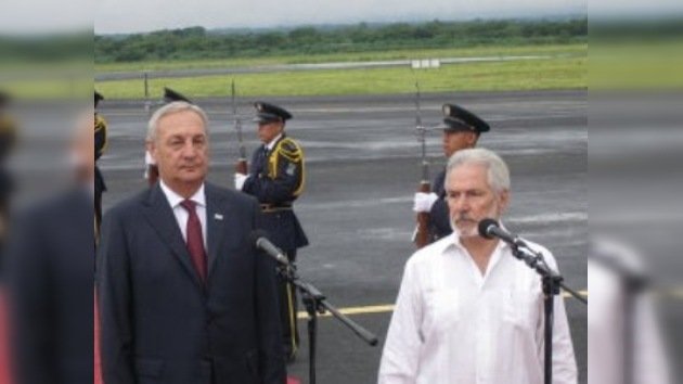El presidente abjaso en Nicaragua
