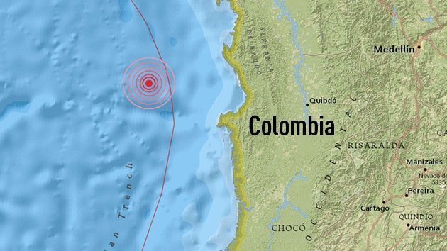 Colombia: Terremoto de 6,7 sacude la costa pacífica