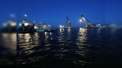Se reanuda en el Volga la operación para reflotar al 'Bulgaria'