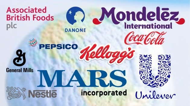 Las 10 corporaciones que dominan el mercado alimenticio mundial