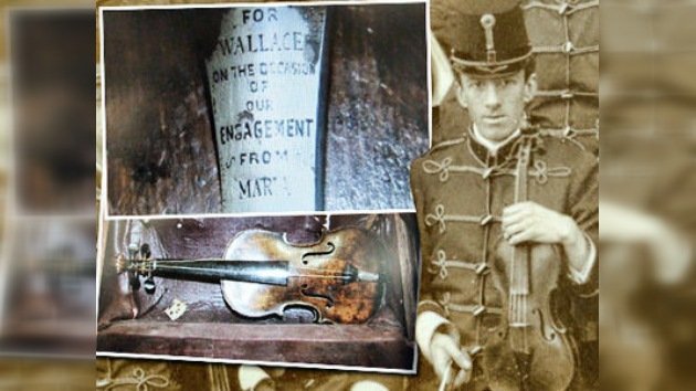 Podrían haber hallado el mítico violín del Titanic‎
