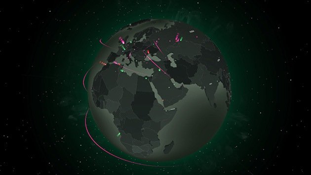 Kaspersky crea un mapa de ciberataques en tiempo real