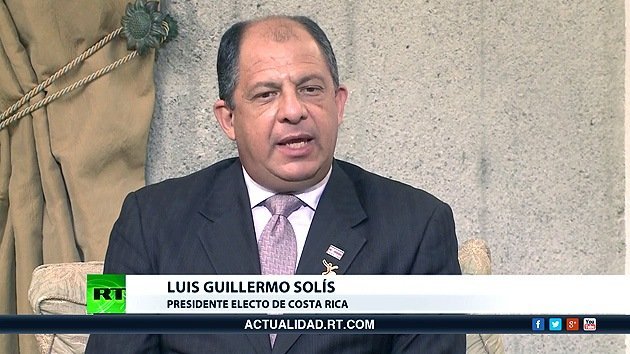 Versión completa de la entrevista de RT al presidente electo de Costa Rica, Luis Guillermo Solís