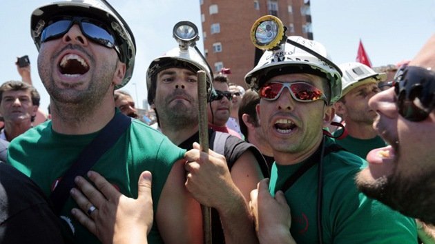 Protesta minera en España: 40 días encerrados a 3.000 metros de profundidad