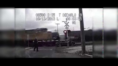 Una joven sobrevive milagrosamente a un accidente doble de tren