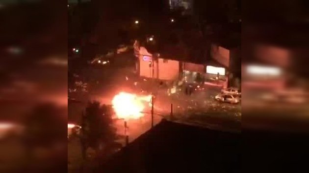 Un helicóptero policial se estrella en Santiago de Chile