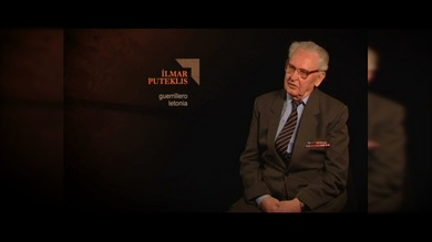 "TESTIGOS DE LA GUERRA". Ílmar Puteklis : Guerrillero. Letonia