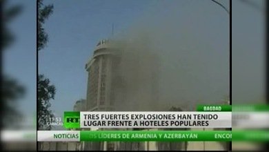 Un triple atentado sacudió a Bagdad